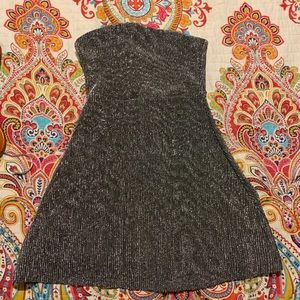 Wild Fable Silvery Strapless dress XS